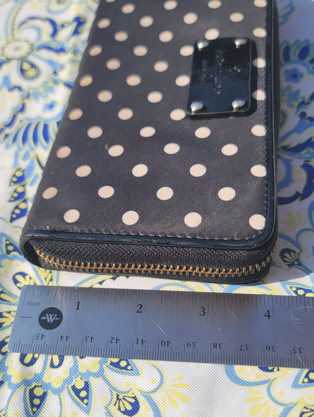 Kate Spade Polka Dot Black And White Wallet - Picture 7 of 14